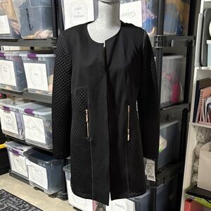 Joseph Ribkoff Black Quilted Jacket - Size 12 - NWT